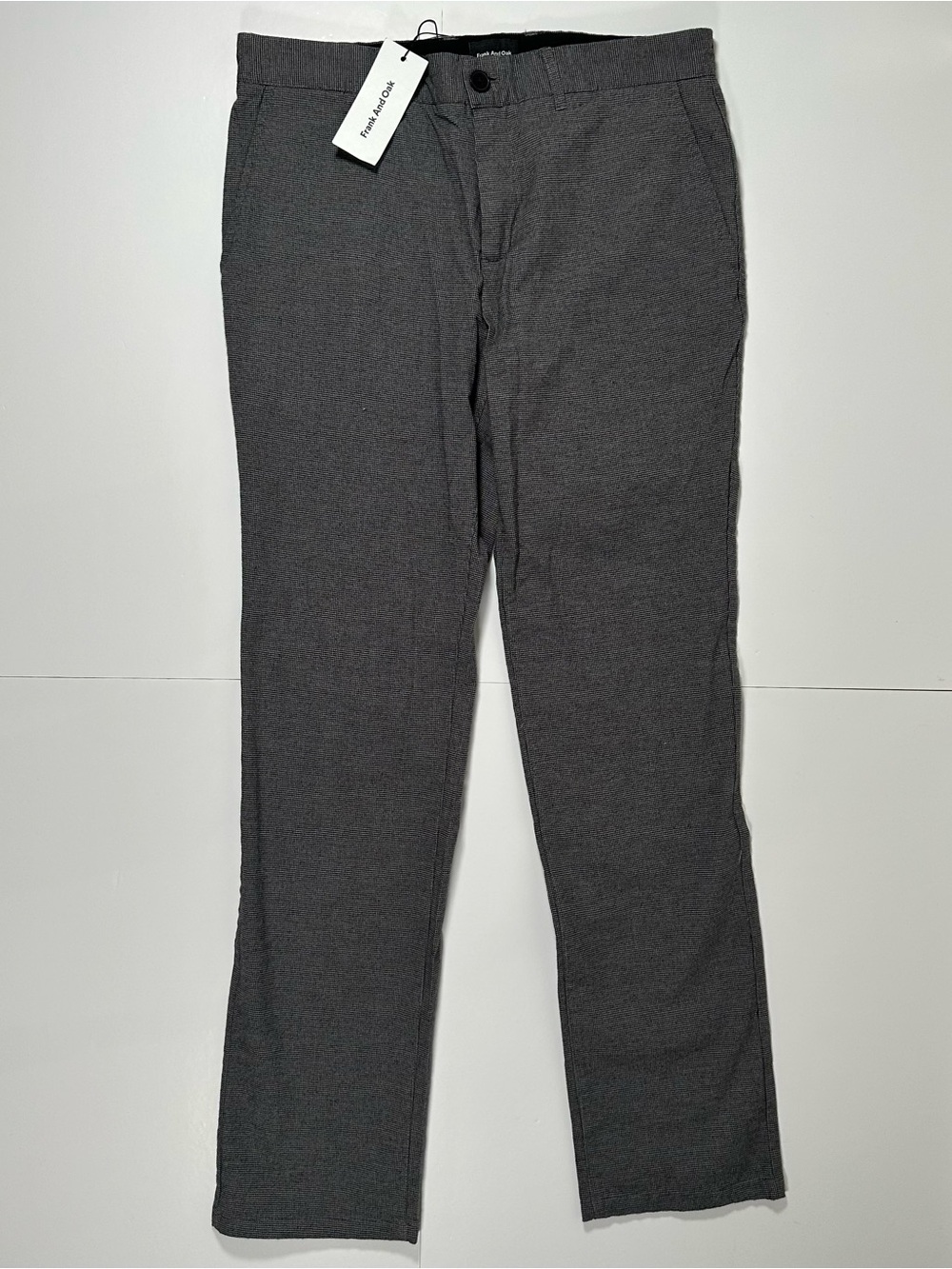 Frank And Oak Slim Fit Dress Pants 31x32 Gray NWT
